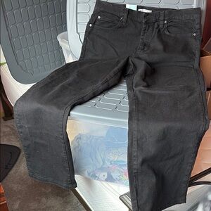 Lee NWT Black Jeans sz 14 straight leg